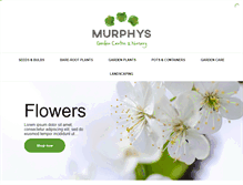 Tablet Screenshot of murphysgardencentre.com